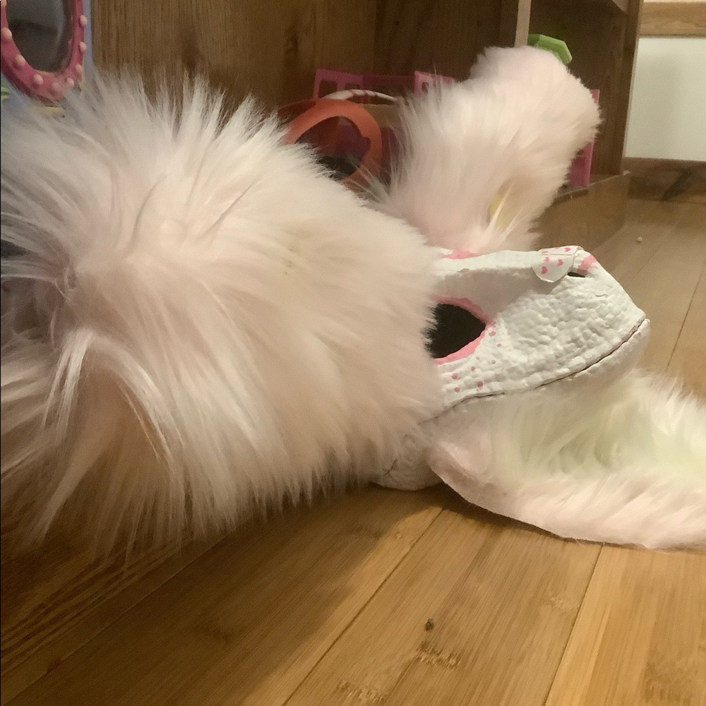 Dino mask fursuit